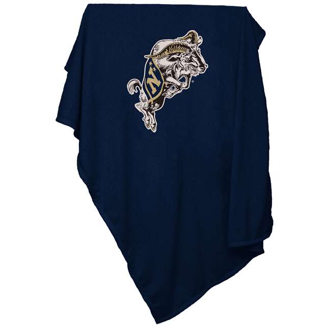 Navy Sweatshirt Blanket