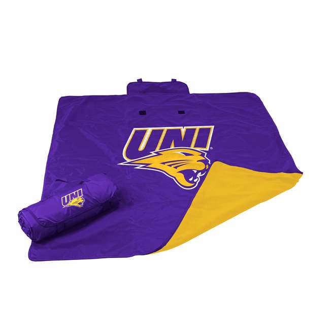 Logo Brands NCAA Northern Iowa All Weather Blanket, One Size, Multicolor