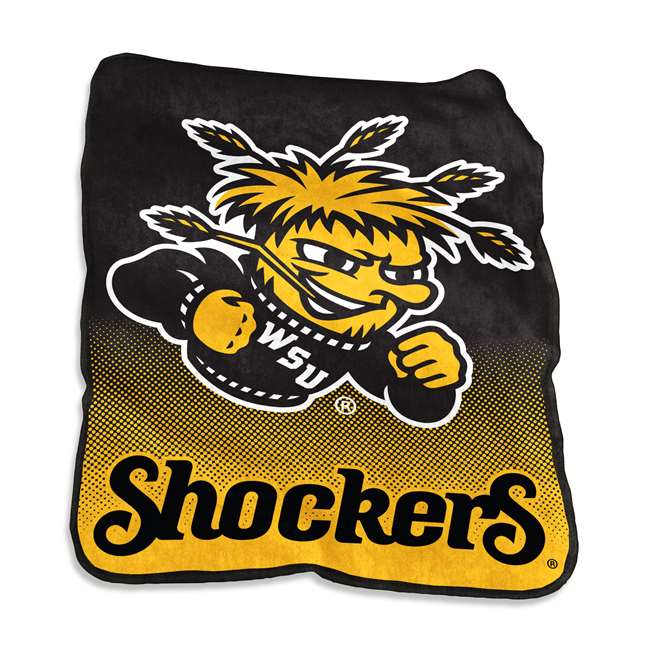 Wichita State University Shockers Raschel Throw Blanket - 50 X 60 in.