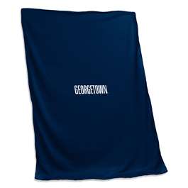 Georgetown University Hoyas Sweatshirt Blanket Screened Print