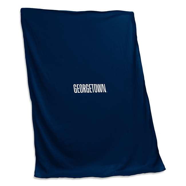 Georgetown University Hoyas Sweatshirt Blanket Screened Print