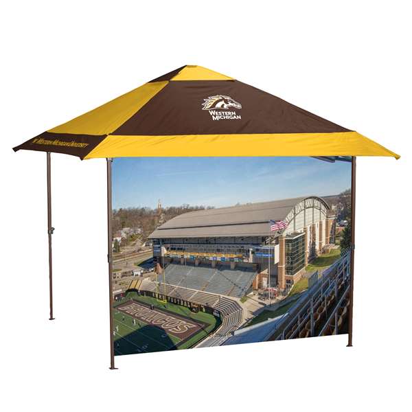 Western Michigan Broncos Canopy Tent 12X12 Pagoda with Side Wall