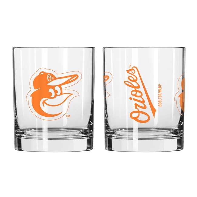 Baltimore Orioles 14oz Gameday Rocks Glass