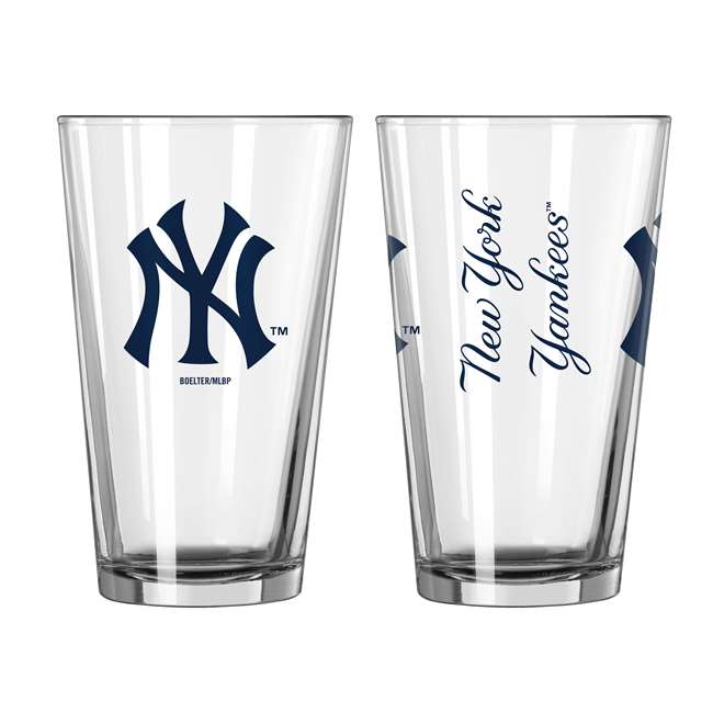 New York Yankees 16oz Gameday Pint Glass