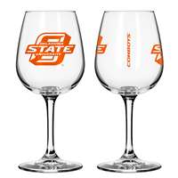 Oklahoma State 12oz Gameday Stemmed Wine Glass