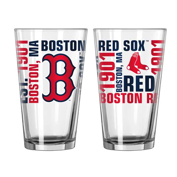 Boston Red Sox 16oz Spirit Pint Glass
