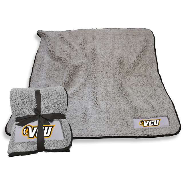 VCU Virginia Commonwealth Frosty Fleece Blanket 60 X 50 inches