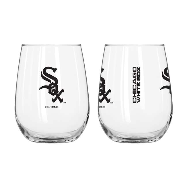 Chicago White Sox 16oz Gameday Curved Beverage Glass