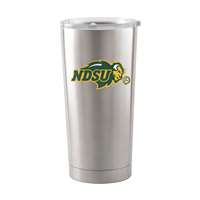 North Dakota State 20oz Logo Stainless Tumbler Silver  