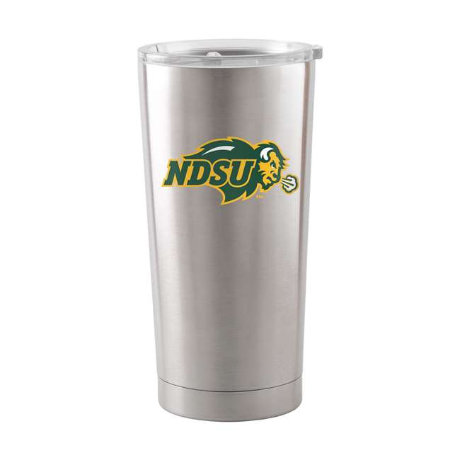 North Dakota State 20oz Logo Stainless Tumbler Silver  