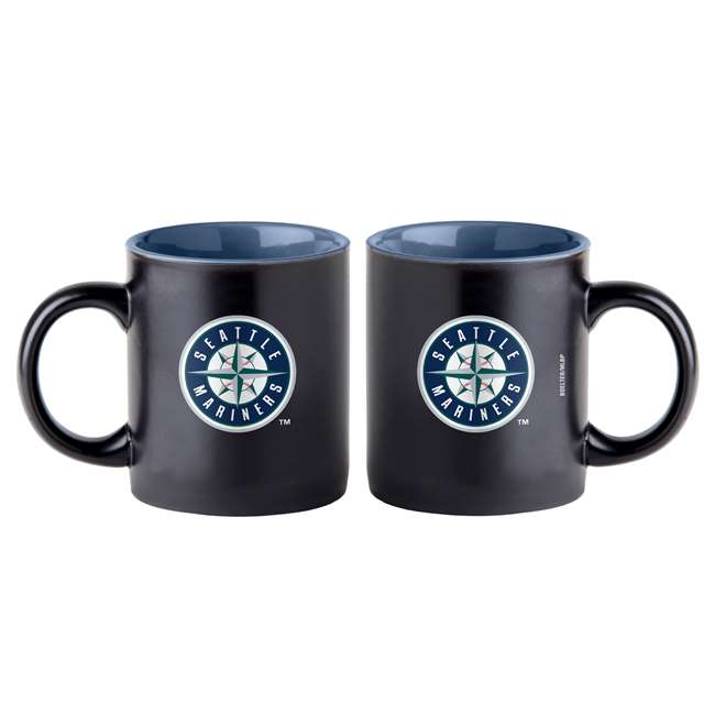 Seattle Mariners 14oz Black Matte Mug  120