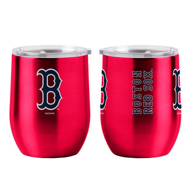 Boston Red Sox 16oz Gameday Stainless Curved Beverage