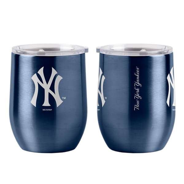 New York Yankees 16oz Gameday Stainless Curved Beverage