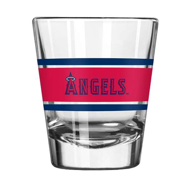 Los Angeles Angels 2oz Stripe Shot Glass (2 Pack)