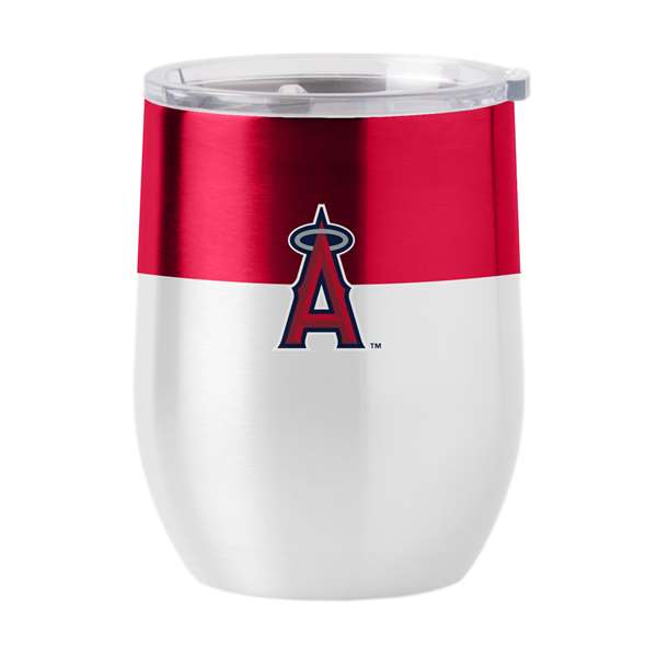 Los Angeles Angels16oz Colorblock Stainless Curved Beverage Tumbler