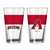 Arizona Diamondbacks 16oz Colorblock Pint Glass (2 Pack)