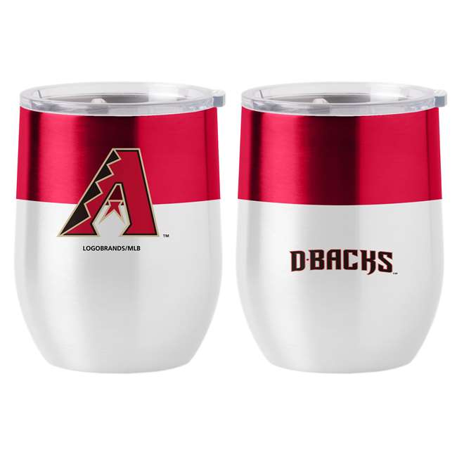 Arizona Diamondbacks16oz Colorblock Stainless Curved Beverage Tumbler