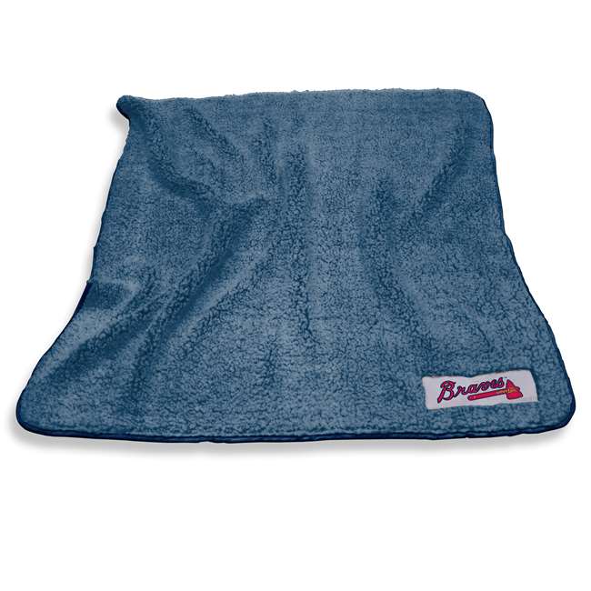 Atlanta Braves Color Frosty Fleece Blanket