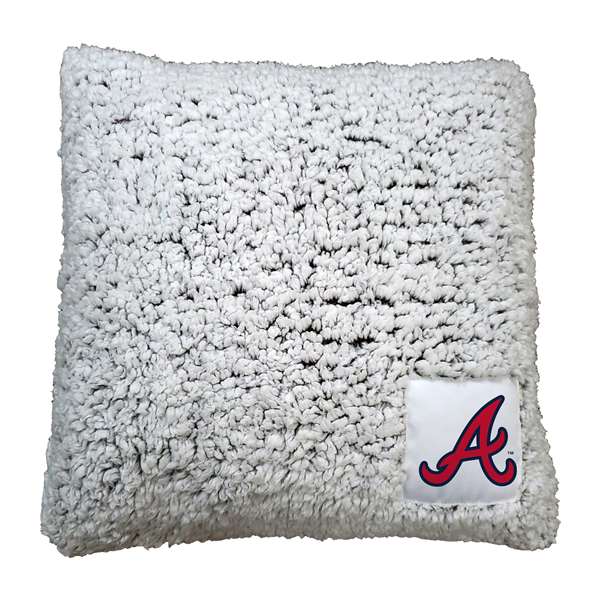 Atlanta Braves Frosty Throw Pillow