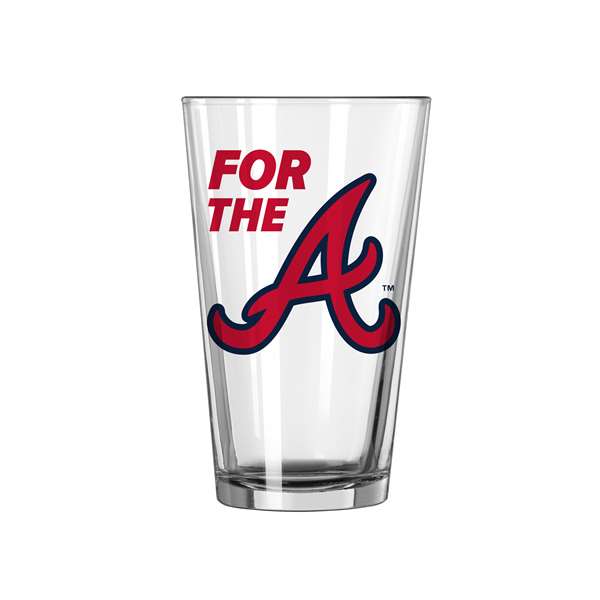 Atlanta Braves 16oz Slogan Pint Glass