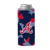 Atlanta Braves 12oz Camo Slim Can Coolie