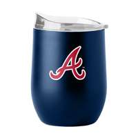 Atlanta Braves 16oz Flipside Powder Coat Curved Beverage