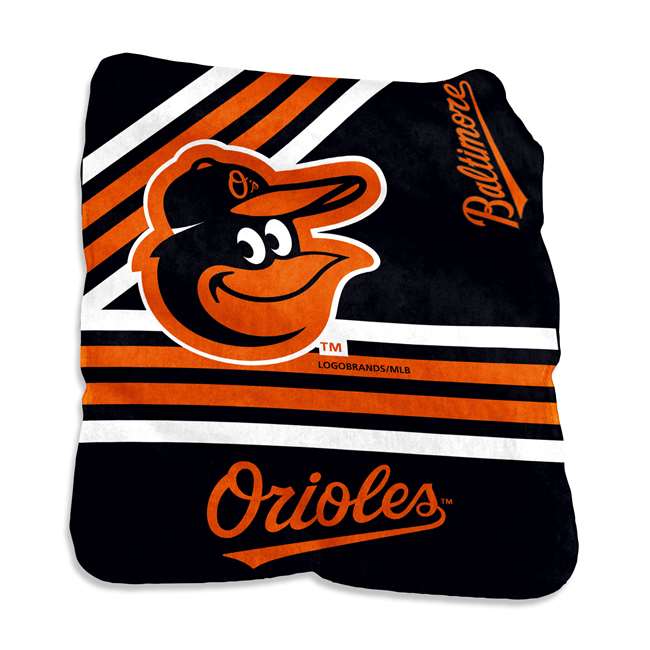 Baltimore Orioles Raschel Throw Blanket - 50 X 60 inches