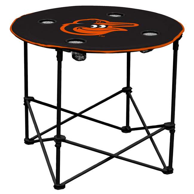 Baltimore Orioles Round Folding Table