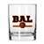Baltimore Orioles 14oz Letterman Rock Glass