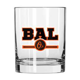 Baltimore Orioles 14oz Letterman Rock Glass