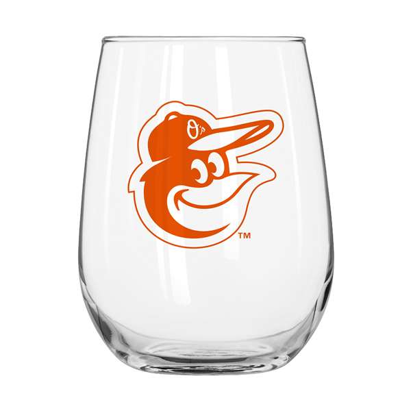 Baltimore Orioles 16oz Gameday Curved Beverage Glass