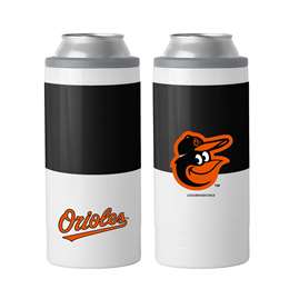 Baltimore OriolesColorblock 12oz Slim Can Stainless Steel Coozie