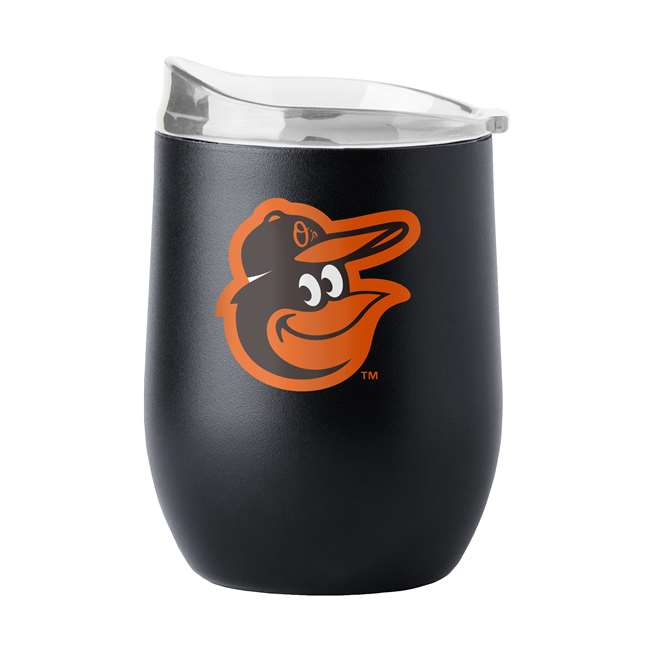 Baltimore Orioles 16oz Flipside Powder Coat Curved Beverage