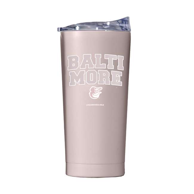 Baltimore Orioles 20oz Stencil Powder Coat Tumbler