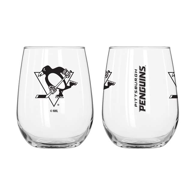 Pittsburgh Penguins 16oz Gameday Curved Beverage Glass