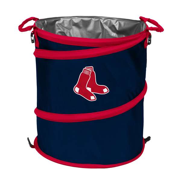 Boston Red Sox 3-in-1 Collapsible Trash Can - Cooler - Hamper