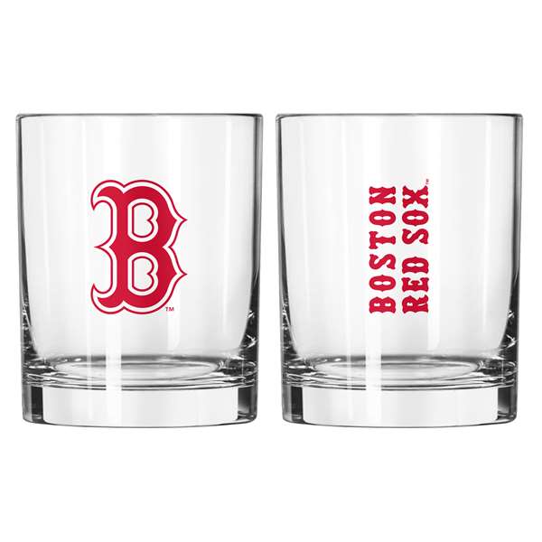 Boston Red Sox 14oz Gameday Rocks Glass (2 Pack)