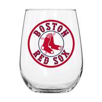 Boston Red Sox 16oz Swagger Curved Beverage Glass