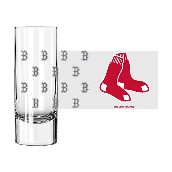 Boston Red Sox 2.5oz Shooter Glass (2 Pack)