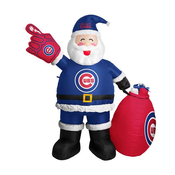 Chicago Cubs Inflatable Santa Claus 7 Ft Tall  99
