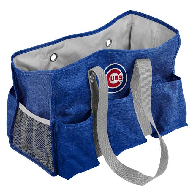 Chicago Cubs Crosshatch Jr Caddy Tote Bag