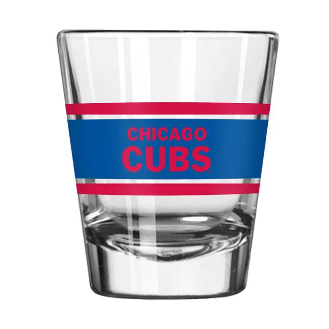 Chicago Cubs 2oz Stripe Shot Glass (2 Pack)