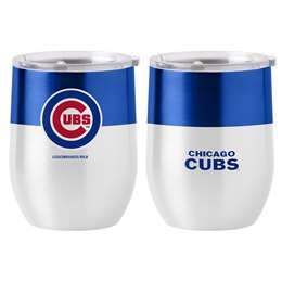 Chicago Cubs16oz Colorblock Stainless Curved Beverage Tumbler