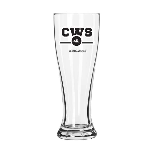 Chicago White Sox 16oz Lettermand Pilsner Glass (2 Pack)