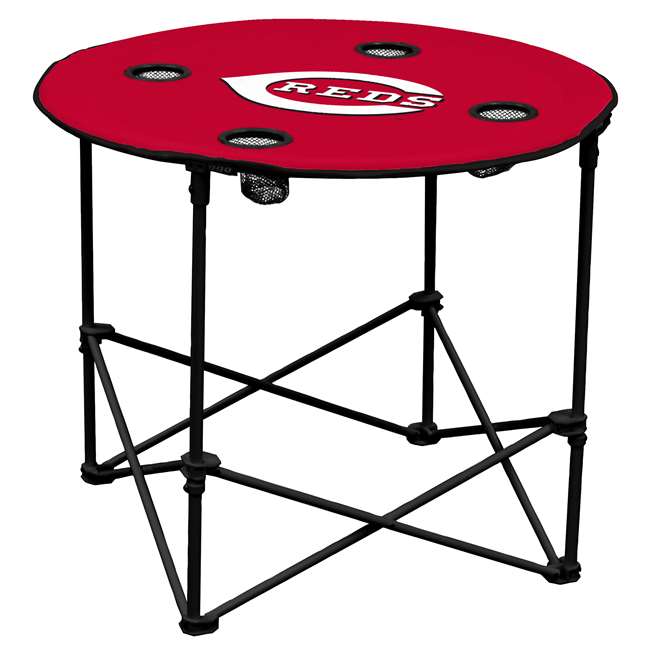 Cincinnati Reds Round Folding Table