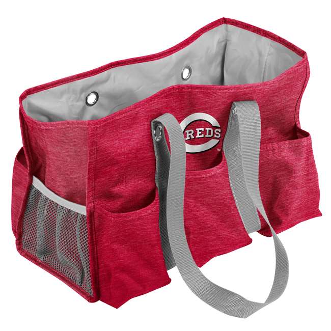 Cincinnati Reds Crosshatch Jr Caddy Tote Bag