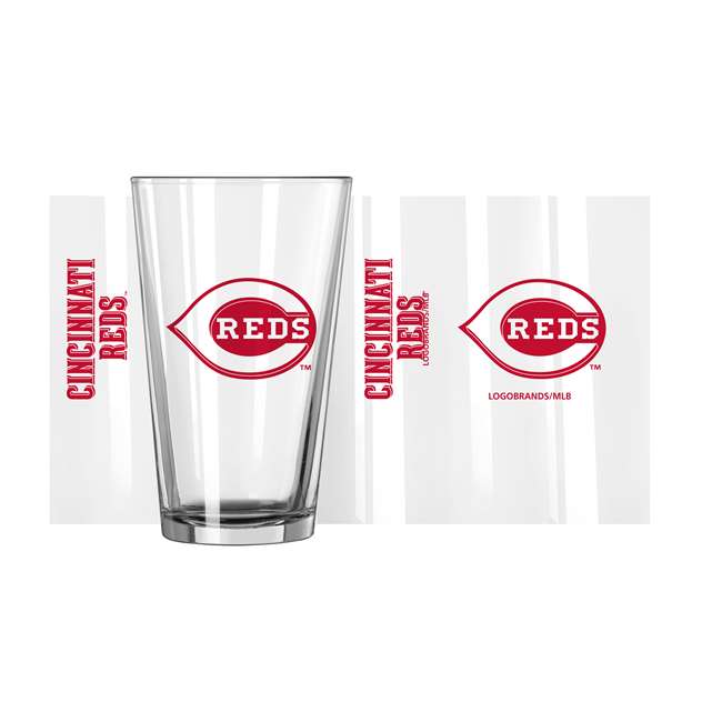 Cincinnati Reds 16oz Gameday Pint Glass (2 Pack)