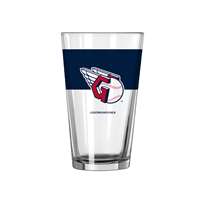 Cleveland Guardians  16oz Colorblock Pint Glass