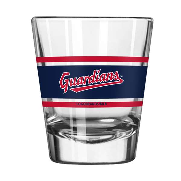 Cleveland Indians 2oz Stripe Shot Glass (2 Pack)