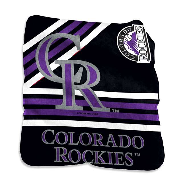 Colorado Rockies Raschel Throw Blanket - 50 X 60 inches